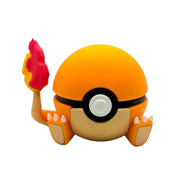 Pokeball 3D - Charmander #004