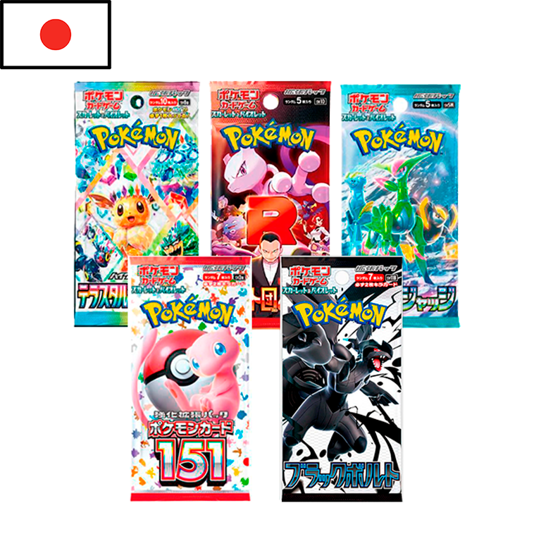 Pokémon - 5 Sobres Aleatorios en Japonés