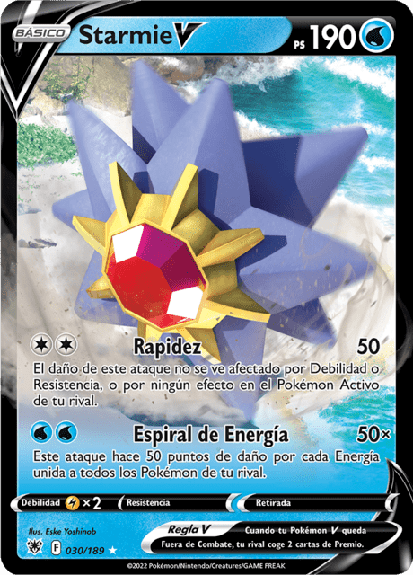 Pokémon - Starmie V 030/189 ASR (ESP)