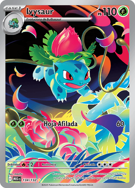 Pokémon - Ivysaur 134/132 MEG (ESP)