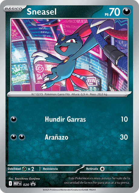 Pokémon - Sneasel 020 MEP (ESP)