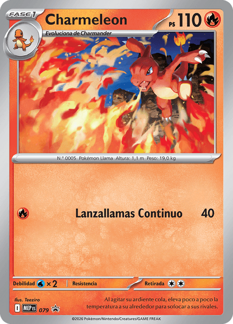 Pokémon - Charmeleon 079 MEP (ESP)