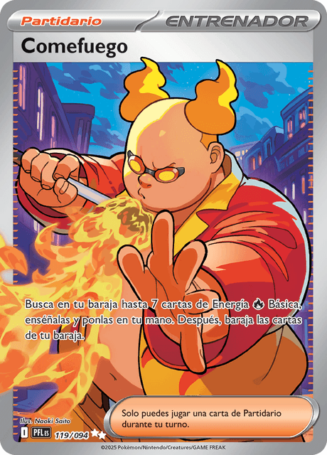 Pokémon - Comefuego 119/094 PFL (ESP)