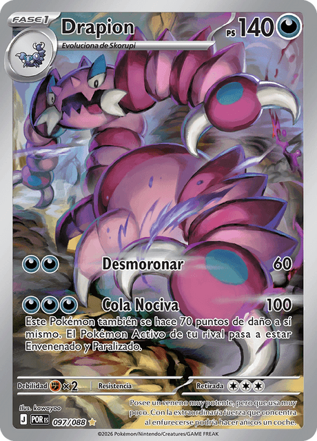 Pokémon - Drapion 097/088 POR (ESP)