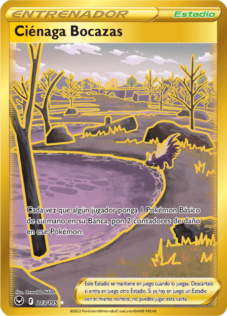 Pokémon - Ciénaga Bocazas (dorada) 213/195 SIT (ESP)