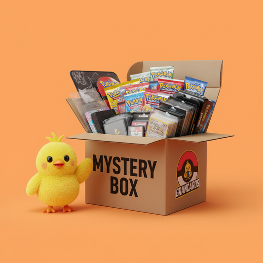 GranCards Mystery Box - Fondo Naranja